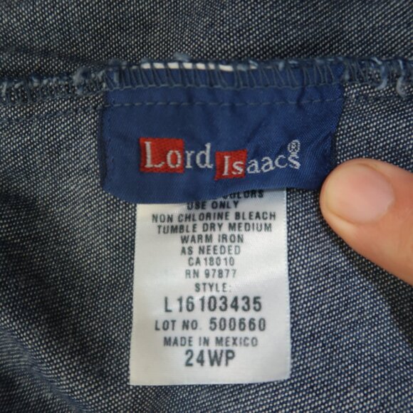 Lord Isaac's Women's Blue Denim Jeans Size 24WP - Picture 7 of 7